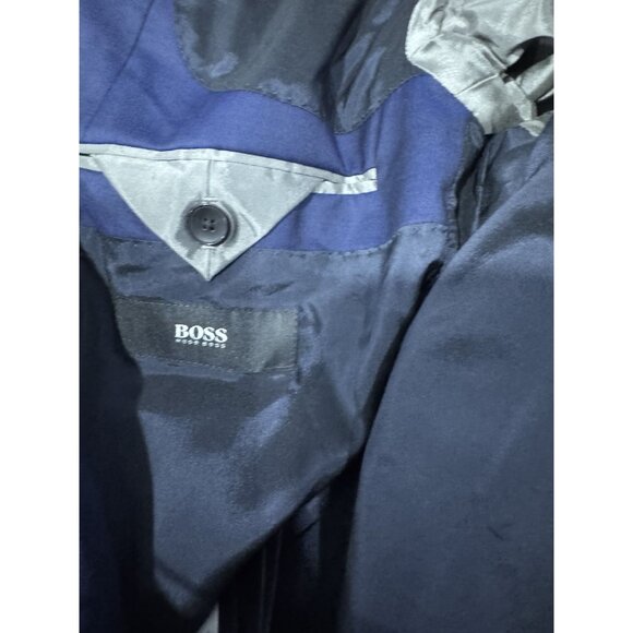 HUGO BOSS - "TRABALDO TOGNA" Super 120's Stretch Fabric Blue Suit 40R - Picture 8 of 13